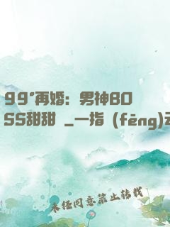 99°再婚：男神BOSS甜甜寵