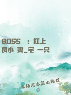 BOSS來襲：杠上無良小嬌妻