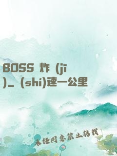 BOSS轟炸機(jī)