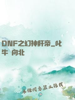 DNF之幻神肝帝