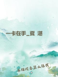 一卡在手