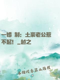 一婚兩制：土豪老公惹不起！