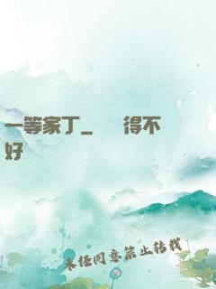 一等家丁