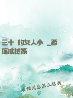 三十歲的女人小說