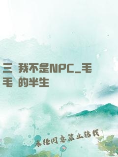 三國我不是NPC