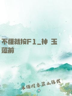 不懂就按F1