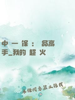 中華一號保鏢：極品高手
