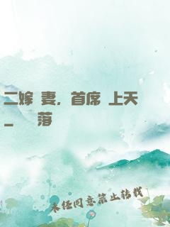 二嫁貴妻，首席寵上天