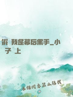 假裝我是幕后黑手