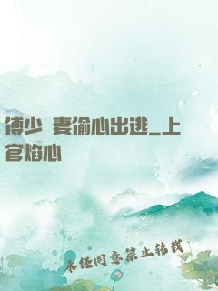 傅少嬌妻偷心出逃