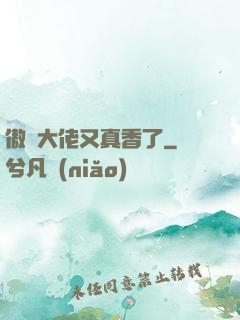 傲嬌大佬又真香了
