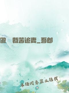 傲嬌總裁苦追妻