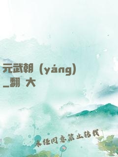 元武朝陽(yáng)