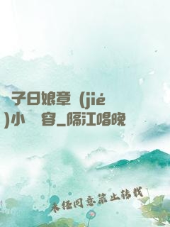 兒子日娘章節(jié)小說內容