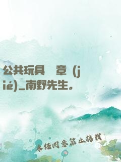 公共玩具閱讀章節(jié)