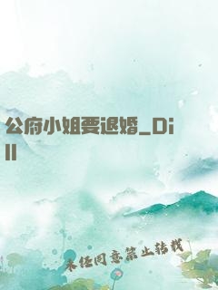 公府小姐要退婚