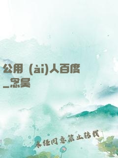 公用愛(ài)人百度