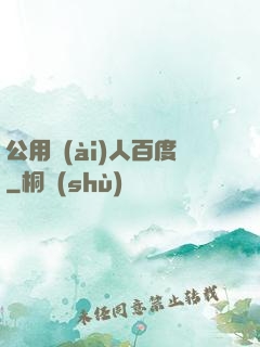 公用愛(ài)人百度