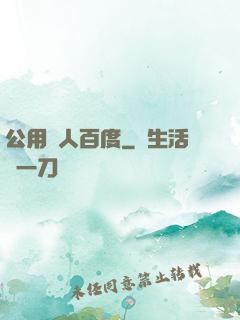 公用愛人百度