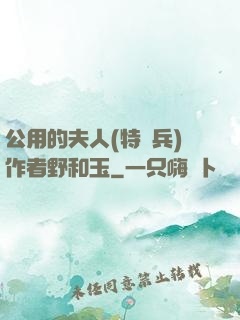 公用的夫人(特種兵)作者野和玉