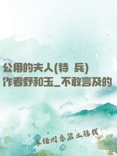 公用的夫人(特種兵)作者野和玉