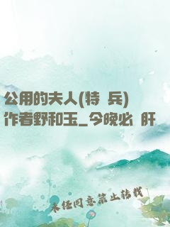 公用的夫人(特種兵)作者野和玉