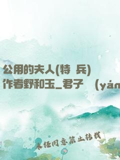 公用的夫人(特種兵)作者野和玉