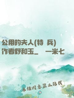 公用的夫人(特種兵)作者野和玉