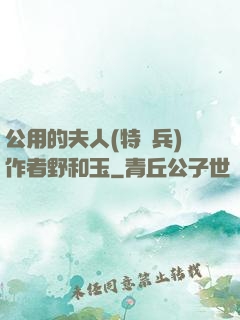 公用的夫人(特種兵)作者野和玉