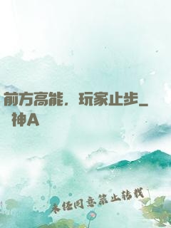 前方高能，玩家止步