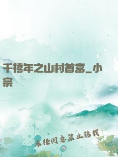 千禧年之山村首富