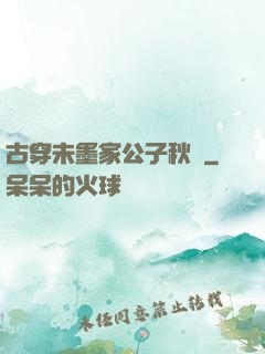 古穿未墨家公子秋廡