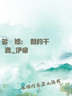名門閃婚：總裁的千億寵妻