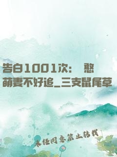告白1001次：嬌憨萌妻不好追