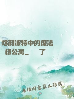 哈利波特中的魔法師與愛情公寓