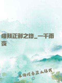唯我正邪之路