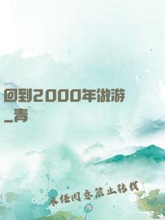 回到2000年做游戲