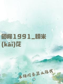 回眸1991