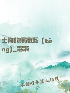 土狗的黑商系統(tǒng)