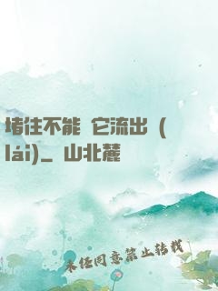 堵住不能讓它流出來(lái)