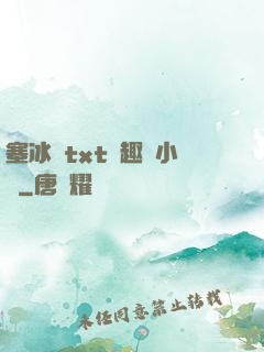 塞冰塊txt筆趣閣小說