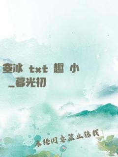 塞冰塊txt筆趣閣小說