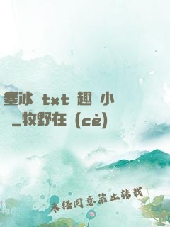 塞冰塊txt筆趣閣小說