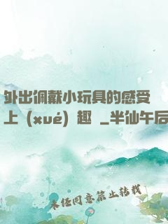 外出佩戴小玩具的感受上學(xué)筆趣閣