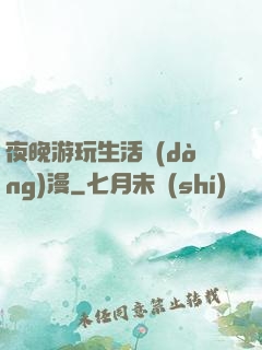 夜晚游玩生活動(dòng)漫