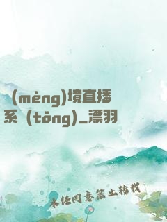 夢(mèng)境直播系統(tǒng)