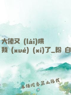 大佬又來(lái)哄我學(xué)習(xí)了