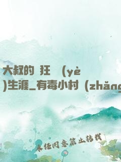 大叔的瘋狂職業(yè)生涯