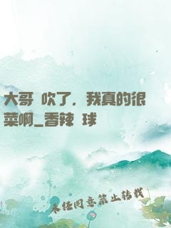 大哥別吹了，我真的很菜啊