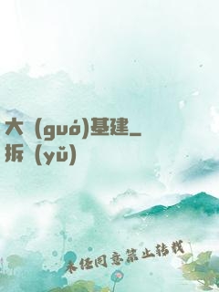 大國(guó)基建